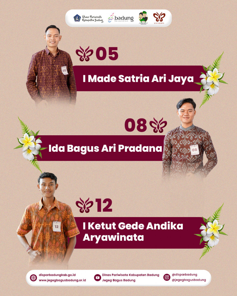 20 BESAR BAGUS DUTA PARIWISATA JEGEG BAGUS BADUNG 2025